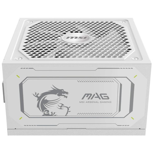 Блок живлення MSI 1000W (MAG A1000GL PCIE5 WHITE) – MSI (вид 1)
