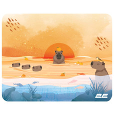 Коврик для мышки 2E Capybarra S Yellow (2E-PAD-S-CAPY-YELLOW)