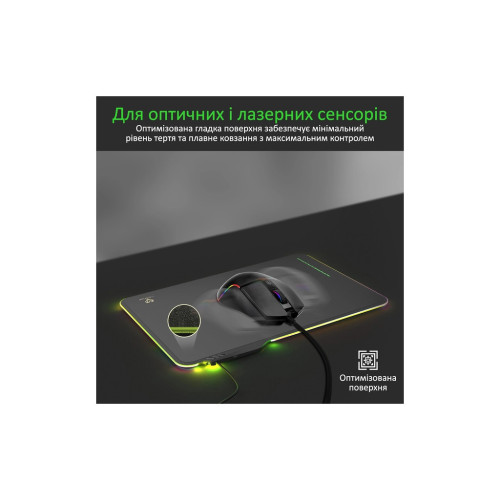 Килимок для мишки Vertux FluxPad Speed Black (fluxpad.black) – Vertux (вид 1)