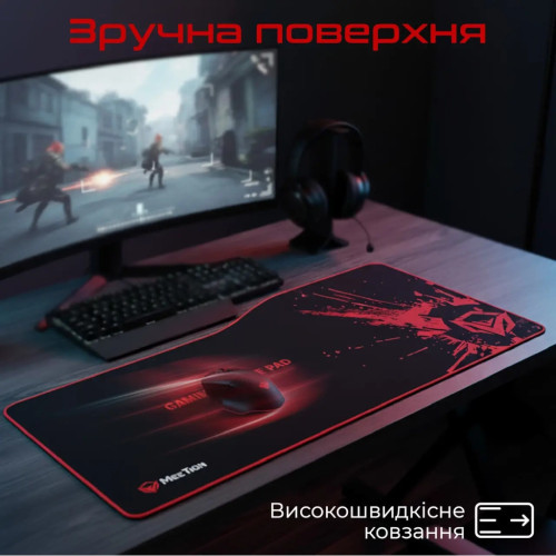 Коврик для мышки Meetion P100 Black/Red (MT-P100) – Meetion (вид 2)