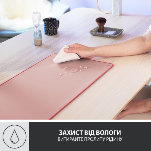 Коврик для мышки Logitech Desk Mat Studio Series Darker Rose (956-000053) – Logitech (вид 2)