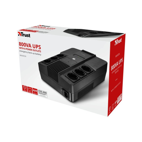 Пристрій безперебійного живлення Trust Maxxon 800VA UPS (23326_TRUST) – Trust (вид 3)