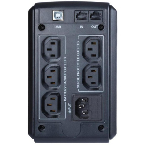 Источник бесперебойного питания Powercom SPT-700-II LED Powercom (SPT.700.II.LED) – Powercom (вид 2)