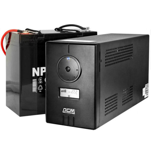 Пристрій безперебійного живлення Powercom INF-800 (INF-800AP) – Powercom (вид 3)
