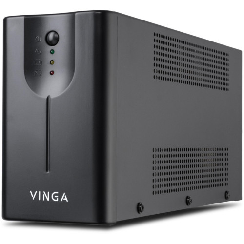 Пристрій безперебійного живлення Vinga LED 600VA metal case with USB (VPE-600MU) – Vinga