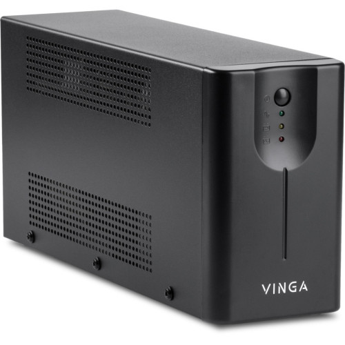 Пристрій безперебійного живлення Vinga LED 600VA metal case with USB (VPE-600MU) – Vinga (вид 1)