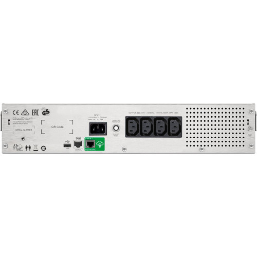 Источник бесперебойного питания APC Smart-UPS C 1500VA RM 2U with SmartConnect (SMC1500I-2UC) – APC (вид 2)