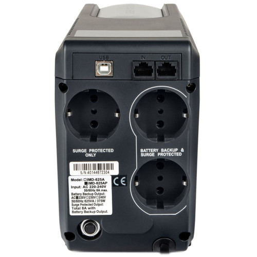 Источник бесперебойного питания Powercom IMD-625AP LCD (IMD-625AP LCD Schuko) – Powercom (вид 1)