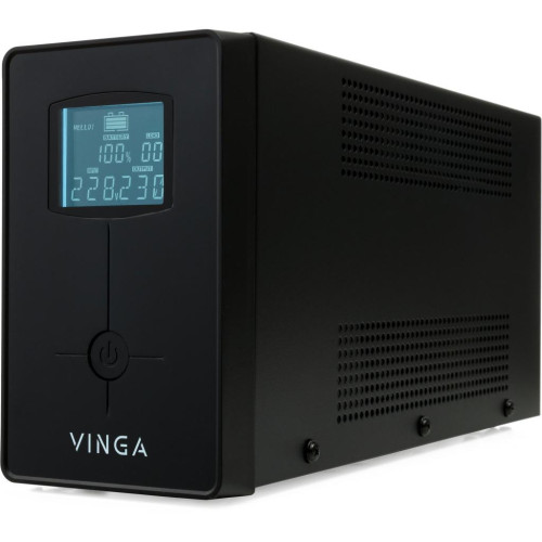 Источник бесперебойного питания Vinga LCD 600VA metal case with USB (VPC-600MU) – Vinga