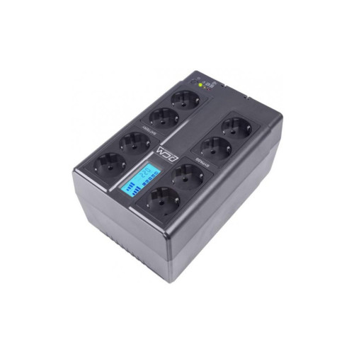 Пристрій безперебійного живлення Powercom CUB-850N LCD – Powercom (вид 1)