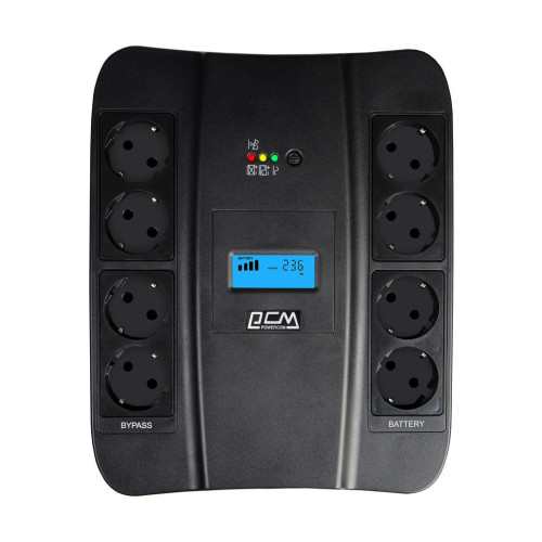 Источник бесперебойного питания Powercom SPD-1100U LCD, 605W (SPD-1100U.LCD) – Powercom