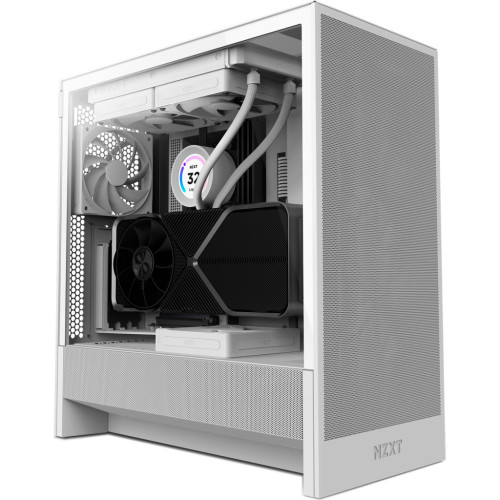 Корпус NZXT H5 Flow Compact All White (CC-H52FW-01) – NZXT