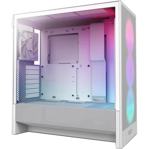 Корпус NZXT H5 Flow RGB Compact All White (CC-H52FW-R1) – NZXT (вид 1)