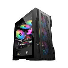 Корпус 1stPlayer T3-BK-4F1