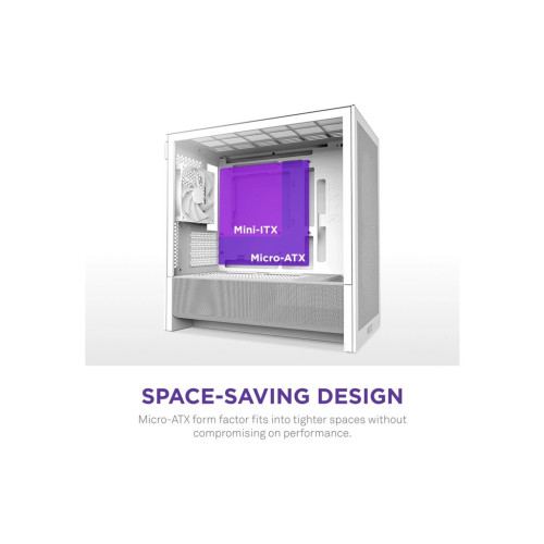 Корпус NZXT H3 Flow All White (CC-H31FW-01) – NZXT (вид 2)