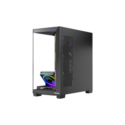 Корпус Modecom VOLCANO STELLAR ARGB MIDI 5x120mm fans BLACK (AT-STELLAR-5F-ARGB-10) – Modecom (вид 2)