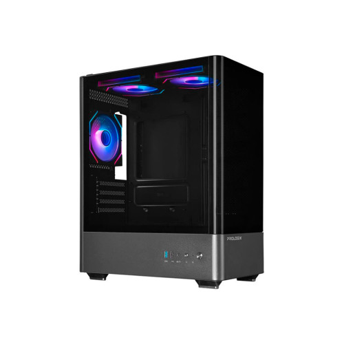 Корпус Prologix Lumi GM-01AB Glass Black – ProLogix (вид 1)