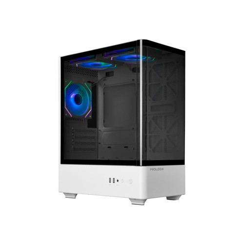 Корпус Prologix Lumi GM-01AW Glass White – ProLogix (вид 1)