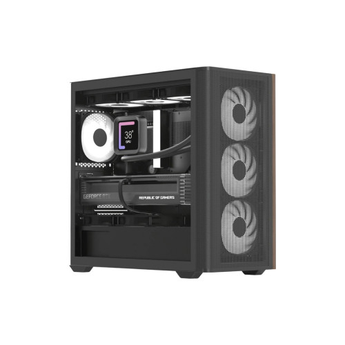 Корпус AeroCool D301A-G-BK-v2 Black (ACCS-DS03043.11) – AeroCool