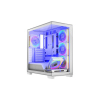Корпус для ПК Modecom VOLCANO STELLAR ARGB MIDI 5x120mm fans WHITE (AT-STELLAR-5F-ARGB-20)