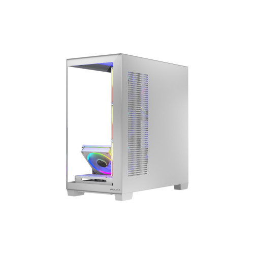 Корпус для ПК Modecom VOLCANO STELLAR ARGB MIDI 5x120mm fans WHITE (AT-STELLAR-5F-ARGB-20) – Modecom (вид 2)