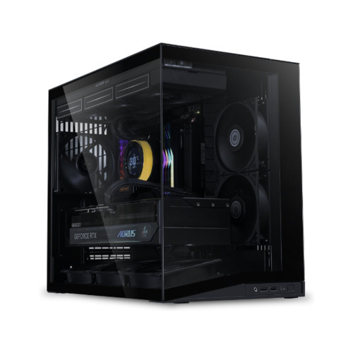 Корпус для ПК Lian Li O11 Dynamic Mini V2 Flow, Black (G99.O11DMIV2FX.00) – Lian Li (вид 2)