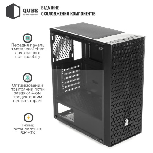 Корпус для ПК Qube CARNIVAL_FCNU3 – QUBE (вид 1)