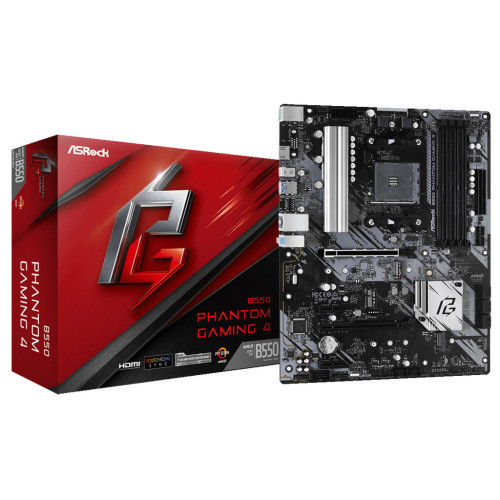 Материнская плата ASRock B550 PHANTOM GAMING 4 – ASRock (вид 1)