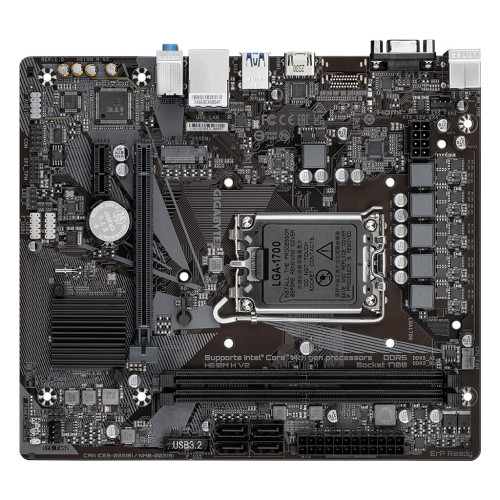 Материнская плата GIGABYTE H610M H V2 – GIGABYTE (вид 2)