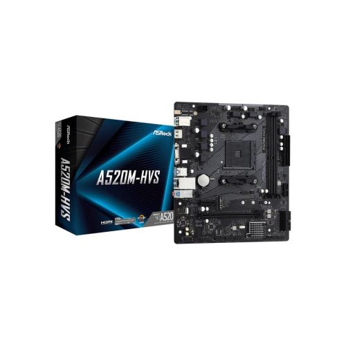 Материнская плата ASRock A520M-HVS – ASRock (вид 1)