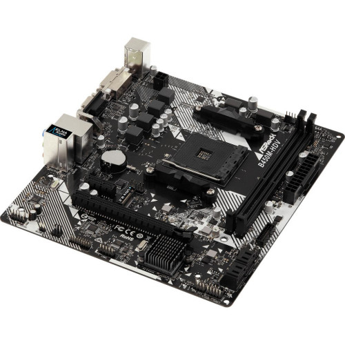 Материнская плата ASRock B450M-HDV R4.0 – ASRock (вид 2)