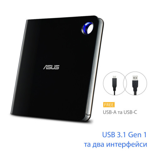 Оптический привод Blu-Ray ASUS SBW-06D5H-U/BLK/G/AS – ASUS (вид 2)