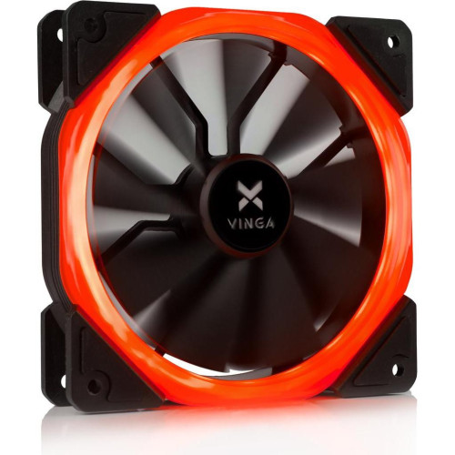 Кулер до корпусу Vinga LED fan-01 red – Vinga