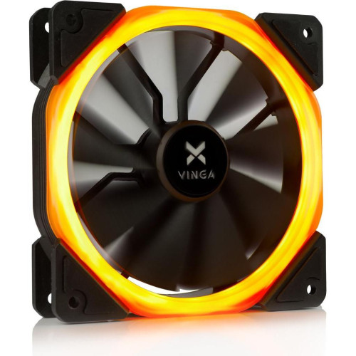 Кулер до корпусу Vinga LED fan-01 orange – Vinga