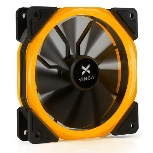 Кулер до корпусу Vinga LED fan-02 orange – Vinga