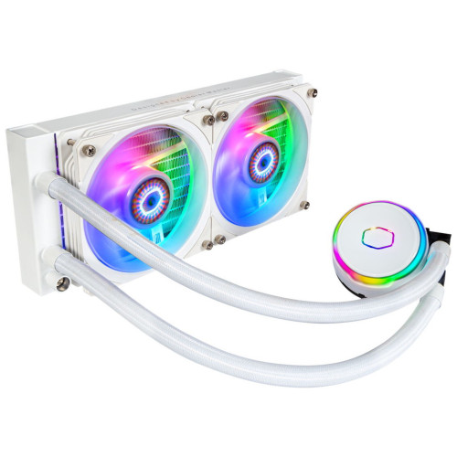 Система рідинного охолодження CoolerMaster MasterLiquid PL240 Flux White Edition (MLY-D24M-A23PZ-RW) – CoolerMaster