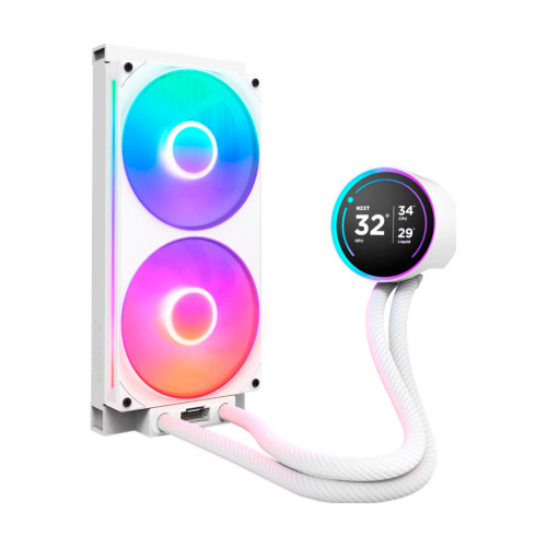Система рідинного охолодження NZXT Kraken Elite RGB 240mm AIO (RL-KR24E-W2) – NZXT (вид 1)