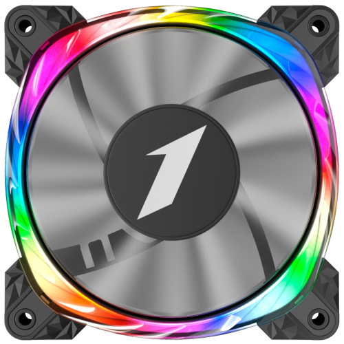 Кулер для корпуса 1stPlayer FS7 Black (FS7-BK-1IN1) – 1stPlayer