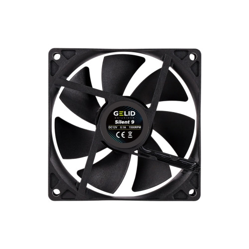 Кулер для корпуса Gelid Solutions Silent 9 Black 90 mm (FN-PX09-16) – GELID Solutions (вид 2)