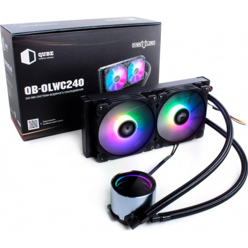 Система жидкостного охлаждения Qube QB-OLWC240ARGB – QUBE (вид 1)