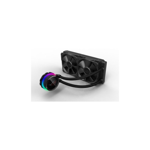 Система жидкостного охлаждения ASUS ROG RYUO 240 Intel LGA 115x,1366, 2011, 2011-3, 2066AMD AM4, TR4* OLED-дисплей (90RC0040-M0UAY0) – ASUS (вид 1)