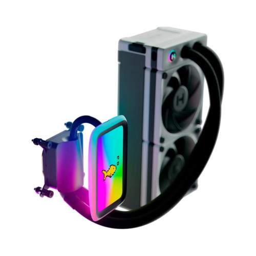 Система жидкостного охлаждения Hyte THICC Q60 5'''' LCD (FAN-HYTE-Q60-BW) – Hyte (вид 1)