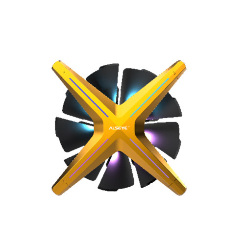 Кулер для корпуса Alseye X12 (Yellow Push) (AS.04.03.0028) – Alseye