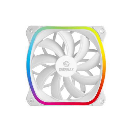 Кулер для корпуса Enermax SQUA RGB WHITE 3x 120 mm (3 PACK) (UCSQARGB12P-W-BP3) – ENERMAX (вид 2)