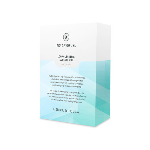 Охолоджуюча рідина Ekwb EK-CryoFuel Loop Cleaner + Superflush (Concentrate 250 (3831109897720) – EKWB (вид 1)