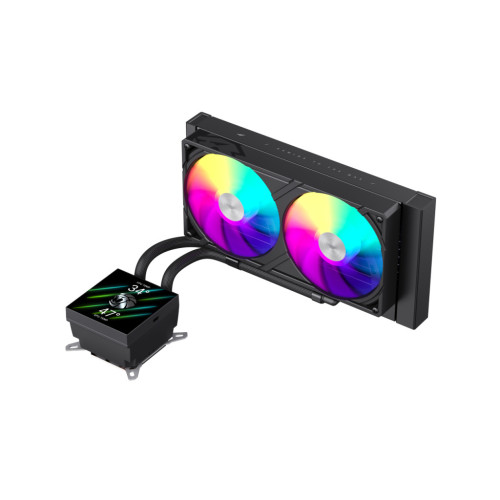 Система жидкостного охлаждения Gamemax GLACIER 240 LCD BK – GAMEMAX (вид 2)