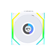 Кулер до корпусу Lian Li Uni Fan SL WIRELESS LCD Reverse, 120-1 (G99.12RSLLCD1W1W.00)