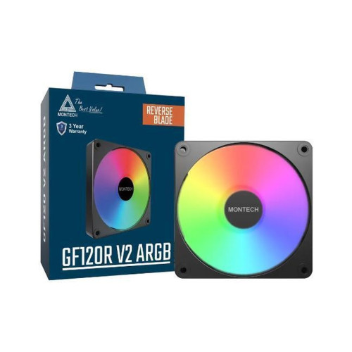 Кулер до корпусу MONTECH GF120R V2 ARGB PWM (B) – MONTECH (вид 2)