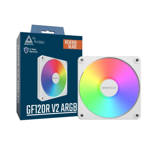 Кулер до корпусу MONTECH GF120R V2 ARGB PWM (W) – MONTECH (вид 2)