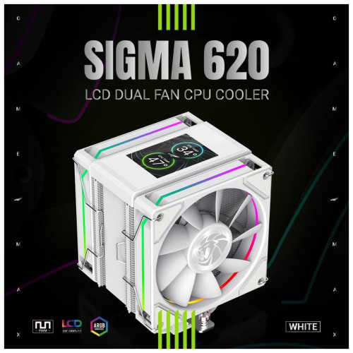 Кулер для процессора Gamemax SIGMA 620 WH – GAMEMAX (вид 1)